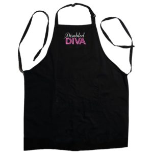 Disabled Diva Black Apron